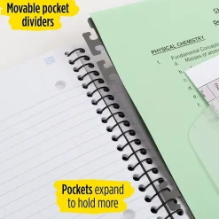 Five Star Advance 3-Subject Notebooks, 8.5