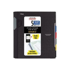 Five Star Advance 5-Subject Subject Notebooks, 8.5" x 11", College Ruled, 200 Sheets (06326) Sale