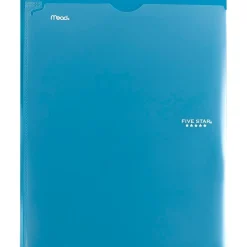 Five Star Pocket and Prong 3-Hole Punched 2-Pocket Folders, Assorted Colors (34136)
