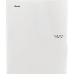 Five Star Pocket and Prong 3-Hole Punched 2-Pocket Folders, Assorted Colors (34136)