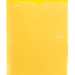 Five Star Pocket and Prong 3-Hole Punched 2-Pocket Folders, Assorted Colors (34136)