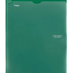 Five Star Pocket and Prong 3-Hole Punched 2-Pocket Folders, Assorted Colors (34136)