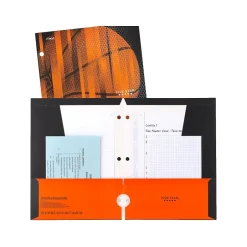 Five Star Sports 3-Hole Punched 4-Pocket Folder, Assorted Colors (33176) Clearance