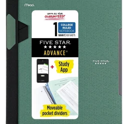 Five Star 1-Subject Notebooks, 8.5" x 11", College Ruled, 100 Sheets (06322) Sale