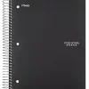 Five Star 3-Subject Notebooks, 8" x 10.5", Wide Ruled, 150 Sheets, Each (51014) Hot