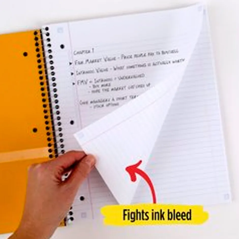 Five Star 1-Subject Notebooks, 8.5" x 11", College Ruled, 100 Sheets (06206/08076) Assorted Best