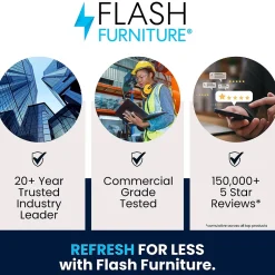 Best Cambridge 48"W Single Pedestal Desk, (GCMBLK173WOK) Office Desks