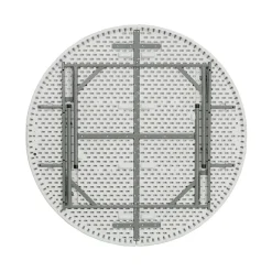 60"Dia. Folding Table, Granite White, 15/Pack (15DADYCZ154GW) Folding Tables