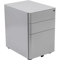 Outlet 3-Drawer Cabinet, Legal & Letter Files, Gray, 21" (HZCHPL01GRY) File Cabinets