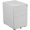 New 3-Drawer Cabinet, Legal & Letter Files, White, 21" (HZCHPL01W) File Cabinets