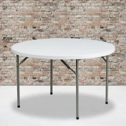 Best Elon Folding Table, 48" x 48", Granite White (DADYCZ122R) Folding Tables