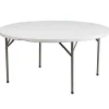 Clearance Elon Folding Table, 60.75" x 60.75", Granite White (DADYCZ1GW) Folding Tables