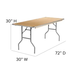 Hot Fielder Folding Table, 72