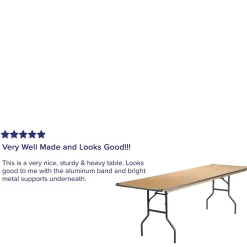 Clearance Fielder Folding Table, 96