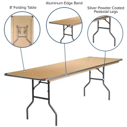 Clearance Fielder Folding Table, 96