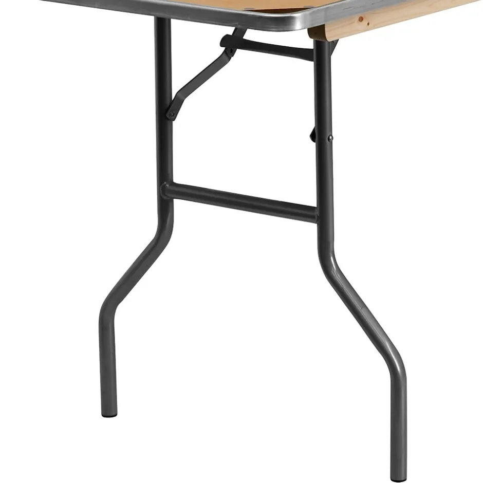 Clearance Fielder Folding Table, 96" x 30", Birchwood (XA3096BIRCHM) Folding Tables