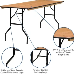 Online Gael Folding Table, 72