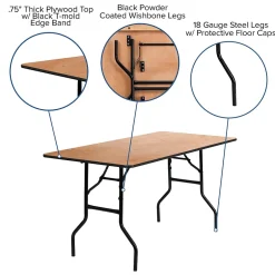 Online Gael Folding Table, 60