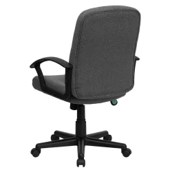 Sale Garver Fabric Swivel Mid-Back Executive Office Chair, Gray (GOST6GYFAB) Office Chairs