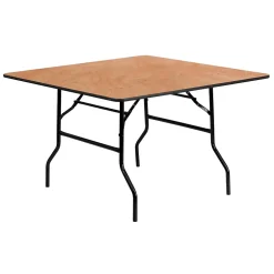 Best Gerry Folding Table, 48" x 48", Natural (YTWFFT48SQ) Folding Tables