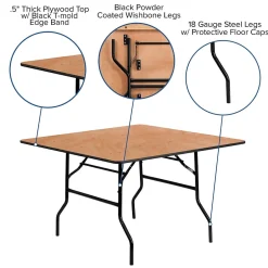 Best Gerry Folding Table, 48