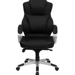 Hawkins Ergonomic LeatherSoft Swivel High Back Executive Office Chair, Black (H9626L2) Office Chairs