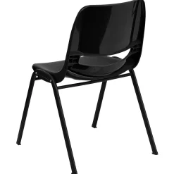 New Hercules Shell Ergonomic Stack Chair With Black Frame and 16