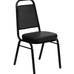 Outlet HERCULES Series Vinyl Banquet Chair, Black (FD-BHF-1-GG) Folding & Stacking