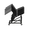 Sale HERCULES™ Polypropylene Stackable Melody Band/Music Chair, Black, 12/Pack Folding & Stacking