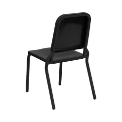 Sale HERCULES™ Polypropylene Stackable Melody Band/Music Chair, Black, 12/Pack Folding & Stacking