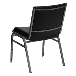 HERCULES Series Vinyl Stack Chair, Black (XU60153BKVYL) Folding & Stacking