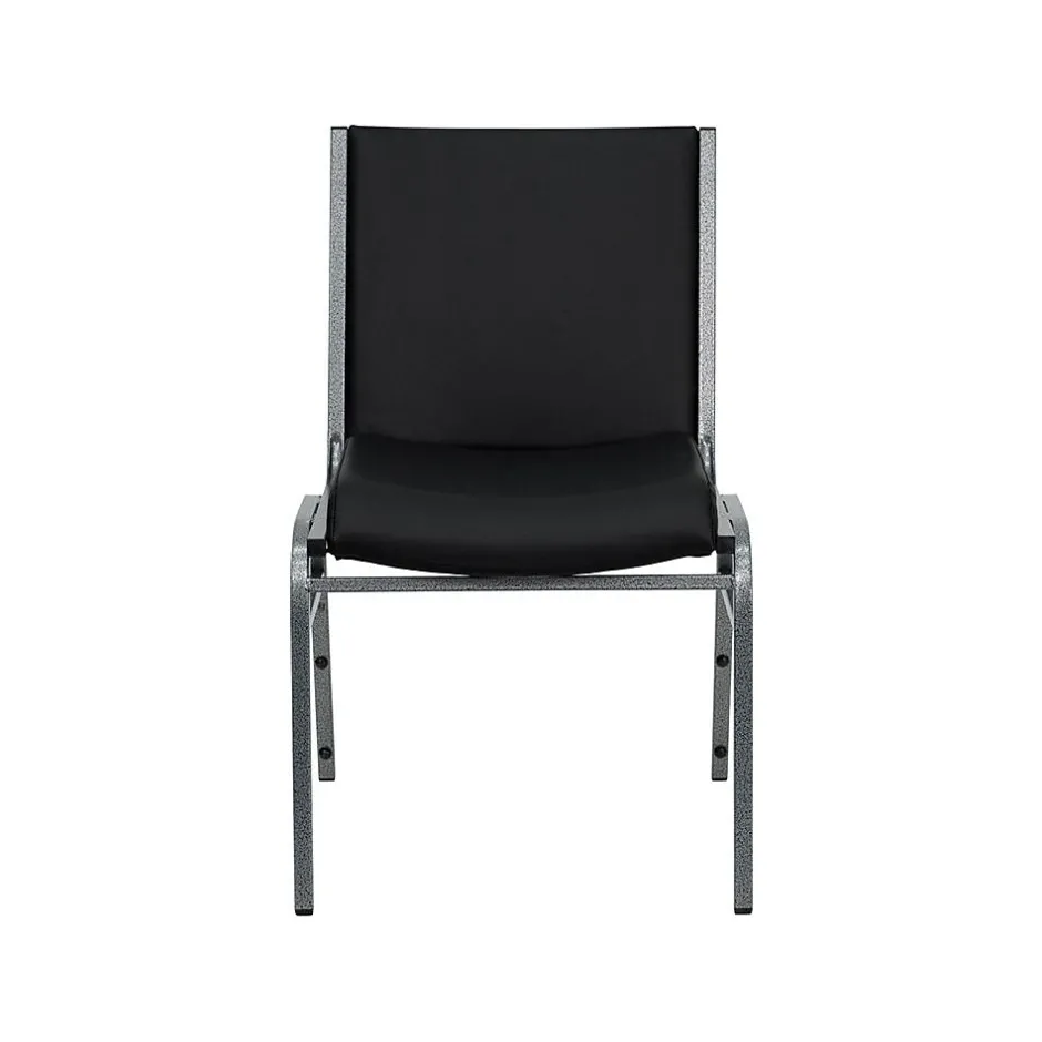 Hot HERCULES™ Vinyl Heavy Duty Stack Chair, Black, 40/Pack (40XU60153BKVYL) Folding & Stacking