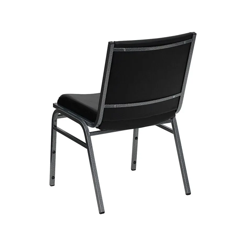 Hot HERCULES™ Vinyl Heavy Duty Stack Chair, Black, 40/Pack (40XU60153BKVYL) Folding & Stacking