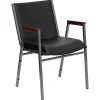 Online HERCULES Series Vinyl Stack Chair with Arms, Black (XU60154BKVYL) Folding & Stacking