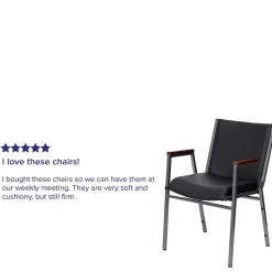 Online HERCULES Series Vinyl Stack Chair with Arms, Black (XU60154BKVYL) Folding & Stacking