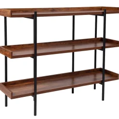 Sale HERCULES Series 18" Storage Shelf, Rustic (JN2542B3) Bookcases