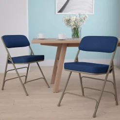 Best HERCULES Series Fabric Folding Chair, Navy, 2/Pack (2HAMC320AFNVY) Folding & Stacking