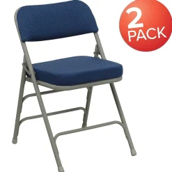 Best HERCULES Series Fabric Folding Chair, Navy, 2/Pack (2HAMC320AFNVY) Folding & Stacking