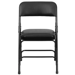 Hot HERCULES Series Vinyl Folding Chair, Black, 2/Pack (2HAMC309AVBK) Folding & Stacking