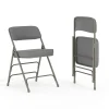 Online HERCULES Series Fabric Folding Chair, Gray, 2/Pack (2HAMC320AFGRY) Folding & Stacking