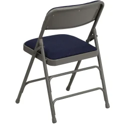 Sale HERCULES Series Fabric Folding Chair, Navy Blue, 2/Pack (2HAMC309AFNVY) Folding & Stacking