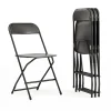 Outlet HERCULES™ Plastic Armless Folding Chair, Black, 4/Pack (4LEL3BLACK) Folding & Stacking