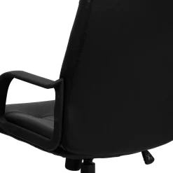 Outlet Holly Vinyl Swivel High Back Executive Office Chair, Black (H8021) Office Chairs