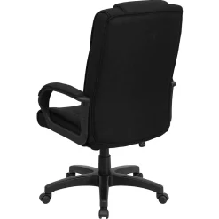 Outlet Jessica Fabric Swivel High Back Executive Office Chair, Black (GO5301BBK) Office Chairs