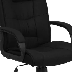 Outlet Jessica Fabric Swivel High Back Executive Office Chair, Black (GO5301BBK) Office Chairs