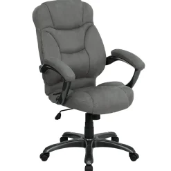 Outlet Jessie Ergonomic Microfiber Swivel High Back Executive Office Chair, Gray (GO725GY) Office Chairs