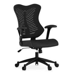 Best Kale Ergonomic Mesh Swivel High Back Executive Office Chair, Black (BLZP806BK) Office Chairs