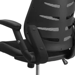 Discount Kale Ergonomic Mesh Swivel High Back Executive Office Chair, Black (BLZP809BK) Office Chairs
