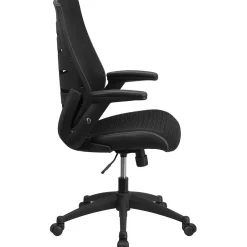 Discount Kale Ergonomic Mesh Swivel High Back Executive Office Chair, Black (BLZP809BK) Office Chairs