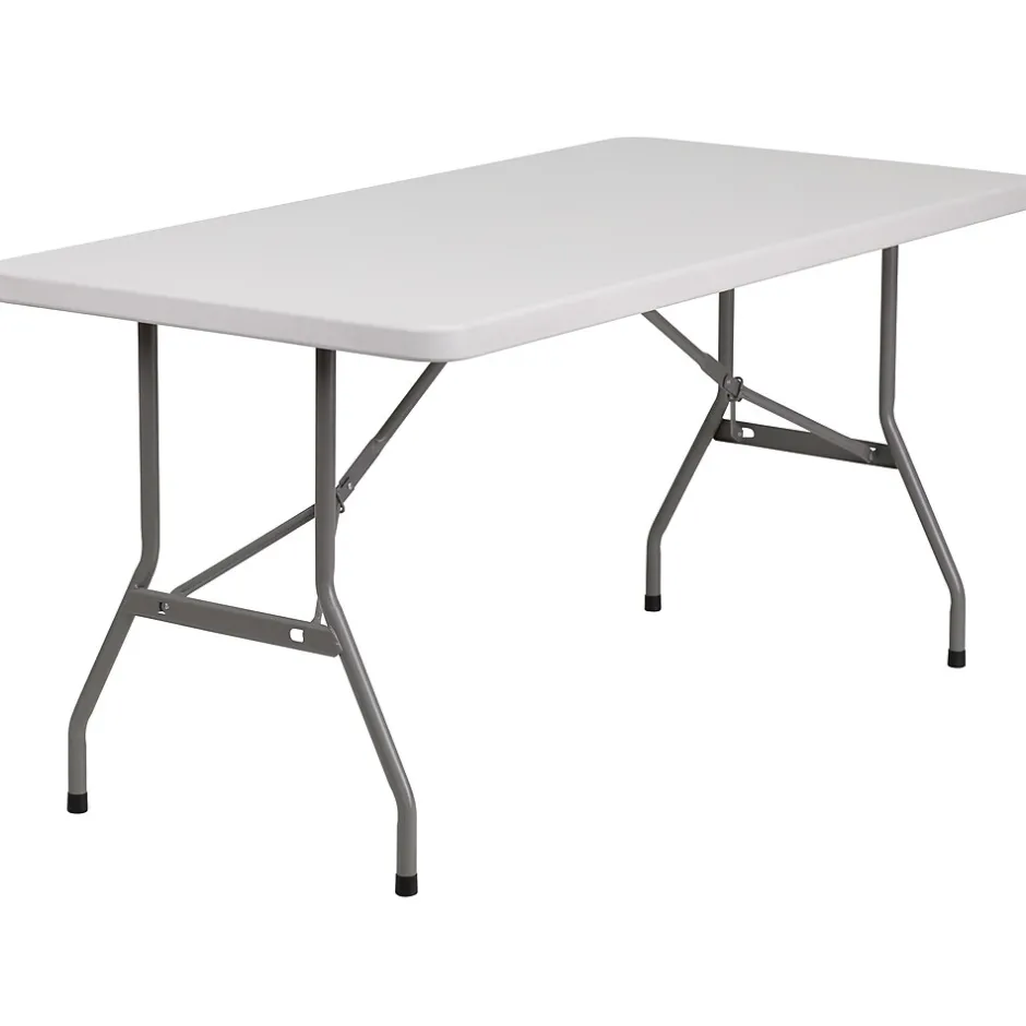 Kathryn Folding Table, 60" x 30", Granite White (RB3060) Folding Tables